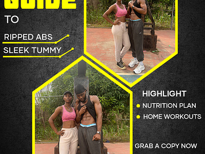 Fitness Flyer abs abs workout cover design fitness flyer design graphic design