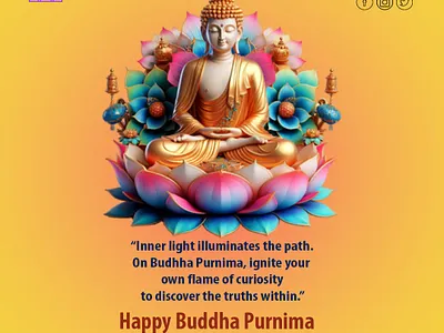 Buddha Purnima Design graphic design