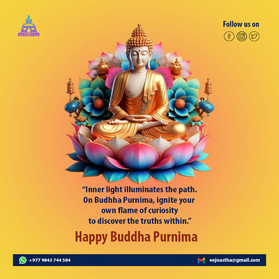 Buddha Purnima Design graphic design