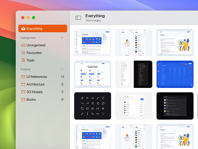 Native Sidebar 📭 design header mac mac app minimal nav saas side sidebar ui