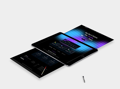 Crypto - Crypto Landing Page coin creative design crypto currency design gradient landing page trending ui ux website