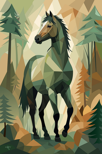 A Horse is a Horse graphic design