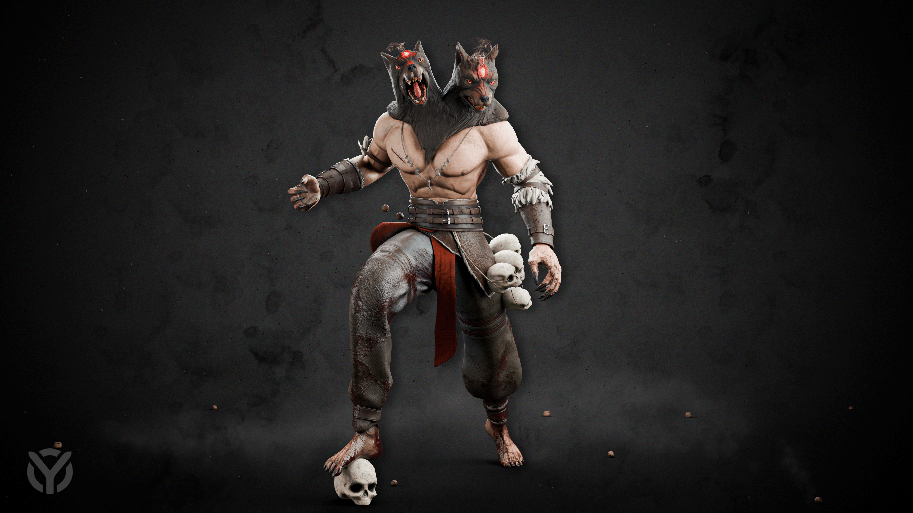 Pesyholovets 3d 3d art 3d character 3d modeling 3d rendering 3d scul[pting 3d texturing blender zbrush