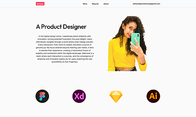 Design Portfolio Projects figma girl home page ijse logo product designer sohani uiux designer ux