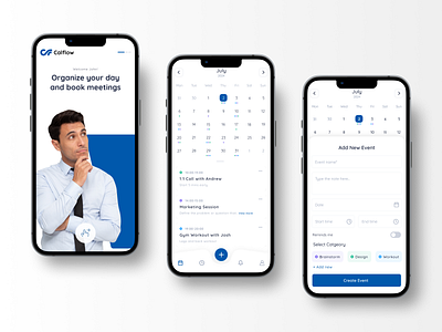Appointment Setting / Calendar Mobile App booking daily daily ui dailyui dailyuichallenge design figma mobile mobile app mobileapp mobileappdesign ui ui design uidesign ux ux design uxdesign