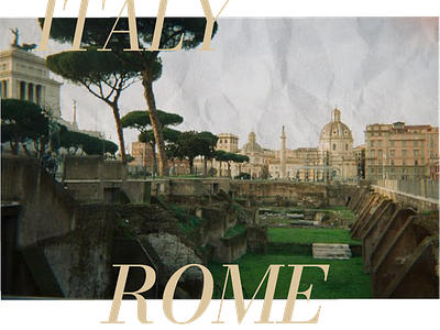 Rome, Italy italy postcard rome