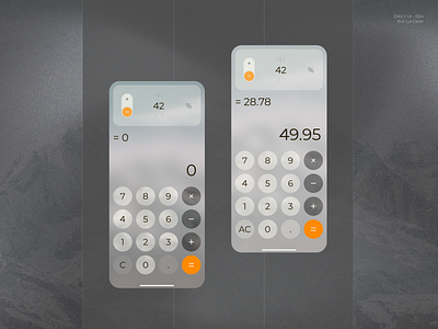 Calculator - Daily UI 004 app awwwards calculator daily ui daily ui 004 design graphic design interface ios logo percentage product design sales shop shopping tool typography ui ux vector