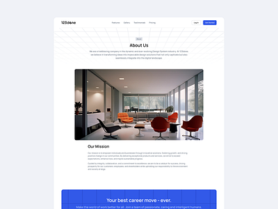 About Us Page about us clean design design system figma layoute minimalism page ui ui kit web design website