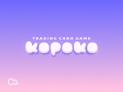 KOPOKO TCG Logo branding design graphic design kopoko logo neumorphism pastel smooth ui