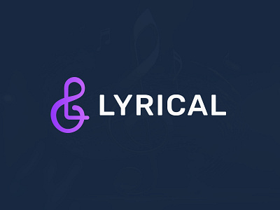 Logo design for Lyrical best logo branding design dribbble logo graphic design l music logo logo logo design logos minimal minimalist logo modern logo music brand music logo simple