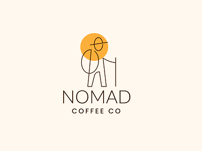 nomad coffee barista beverage coffee coffee bean coffee logo drifter drink espresso explorer logo migrant nomad nomadic wanderer