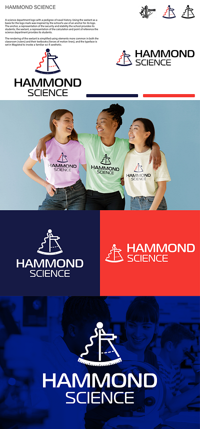 Hammond Science branding design education logo