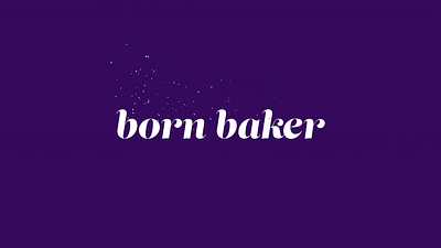 Born Baker Logo Animation 2d animation 3d animation branding design explainer video graphic design illustration logo logo animation motion design motion graphics promo ui