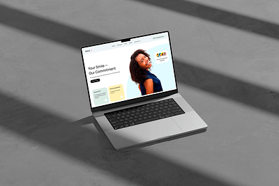 Dental Clinic - Landing Page business concept landing page ui user interface ux webflow website design wix wordpress
