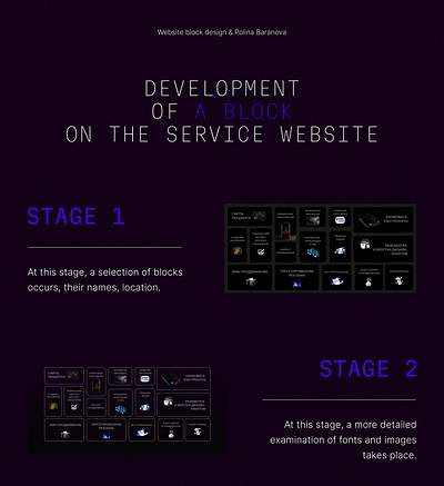 A block on the service website design graphic design site ui website дизайн сайтов искусственный интелект
