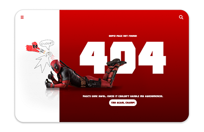 Daily UI #008- 404 Page Design 404 app dailyui error page graphic design interface ui ux