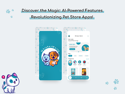 AI-Powered Pet Care App appdesign petapp petcare petcareapp petcareappdesign petlover petstore