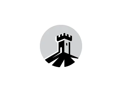 Kingdom Castle Logo brand branding castle castle logo fort fortress fortress logo identity kingdom logo logoground logos medieval real estate real estate logo scalebranding tower
