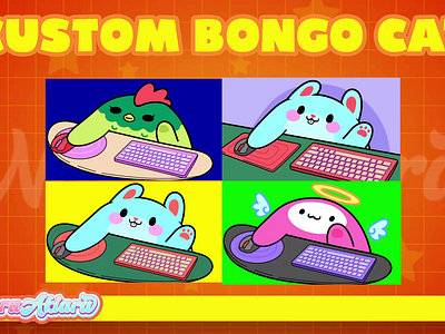 Custom Bongo Cat Osu Design for VTuber Streamers bongocatdesigns custombongocat customdesigns cutestreaming funwithbongocat streamingtools webcamapp