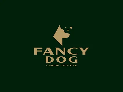 Fancy Dog branding canine couture dog fancy logo