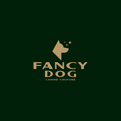 Fancy Dog branding canine couture dog fancy logo
