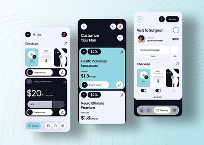 Medical App appointment booking app attractive design clinic doctor doctor app health app health industry healthcare app hospital medical app design minimal mobile app patientcare treatment app uiux user experience user friendly user interface