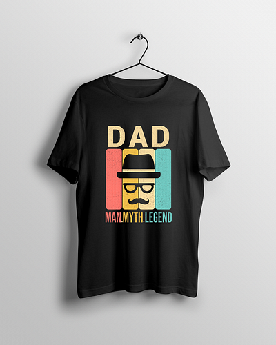 Father's Day t-shirt design apparel dad daddy design fathers day graphic design illustration logo motivational mydad papa retro t shirt t shirt design trendy typography unique