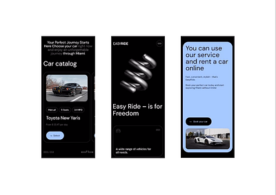 easyride | Figma animation adobe animation branding figma graphic design motion graphics ui