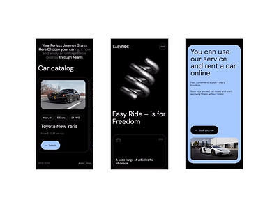 easyride | Figma animation adobe animation branding figma graphic design motion graphics ui