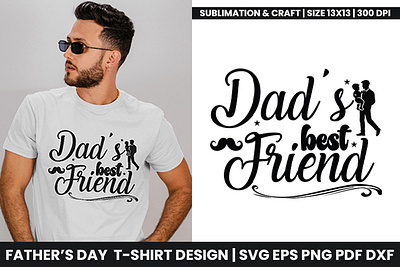 Father's Day Sublimation SVG T-shirt Design, Fathers day SVG dad life svg fathers day sublimation designs graphic design