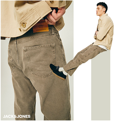 Jack & Jones Concept Design advertising banner fasion graphic design jacknjones