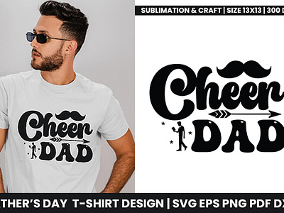 Father's Day Sublimation SVG T-shirt Design, Fathers day SVG father son svg fathers day sublimation designs