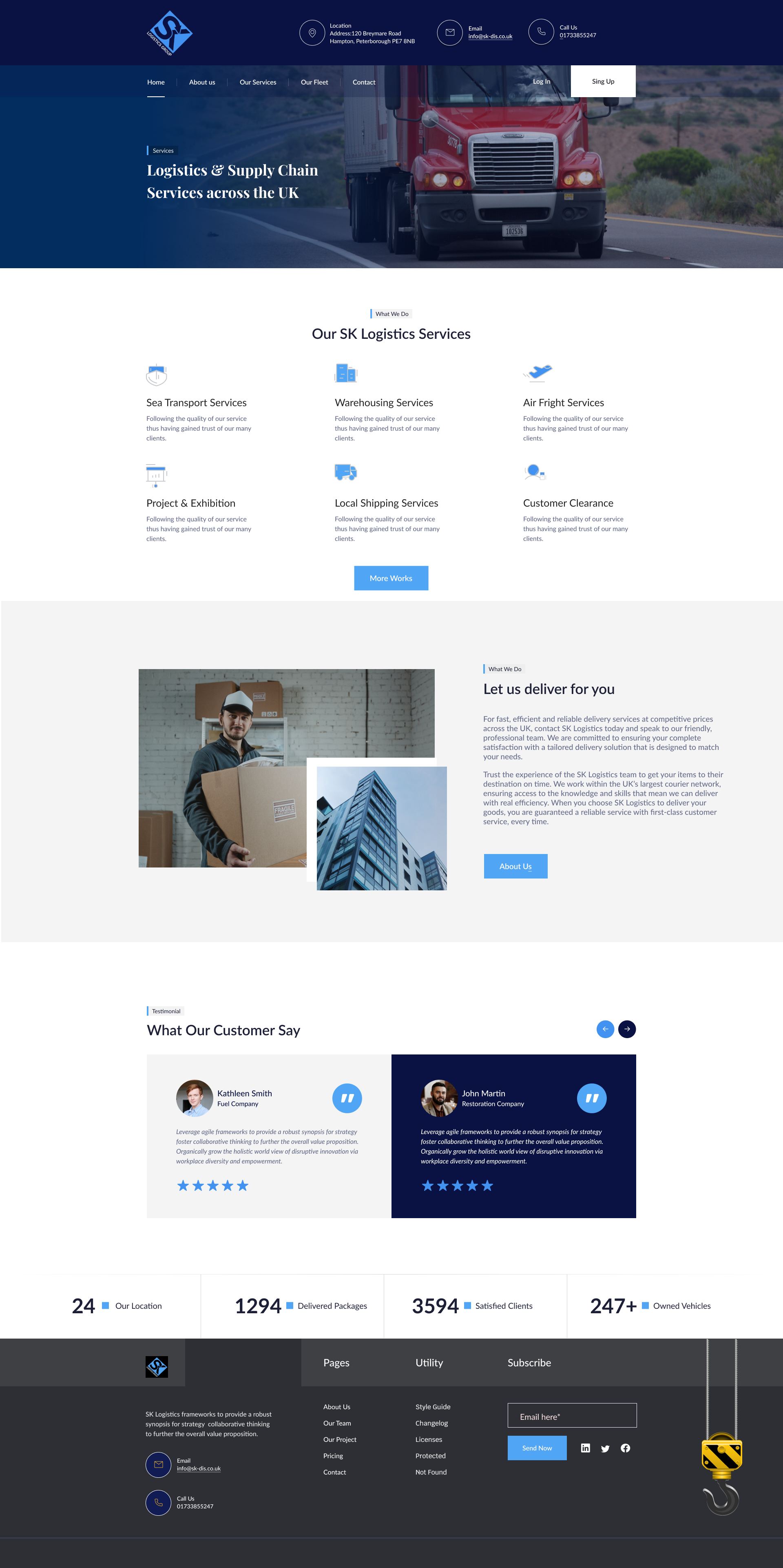 Example of Mordern Real State Website || Figma