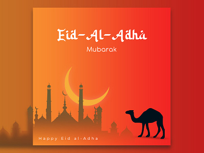 Eid Al Adha Post Design eid eid al adha free download freepik graphic design instagram post islamic art muslim vector vector art