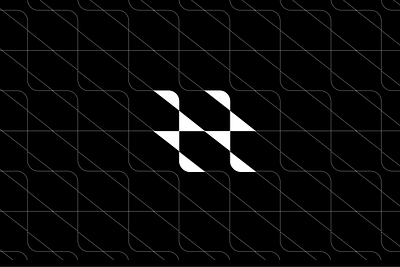 Armada Ski & Ride Logo with Grid black branding bw design geometric graphic design grid icon logo mark mountain ride ski snowboard vector