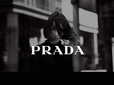 Prada Redesign branding design motion graphics prada redesign typography ui ux website