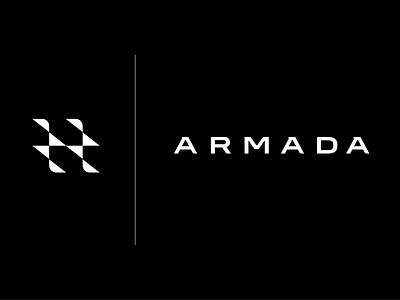 Armada Clothier Logo Set black branding bw design geometric graphic design icon logo luxury mark minimal ski