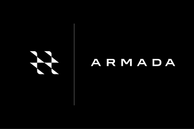 Armada Clothier Logo Set black branding bw design geometric graphic design icon logo luxury mark minimal ski