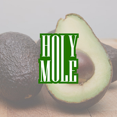 Holy Mole branding graphic design logo