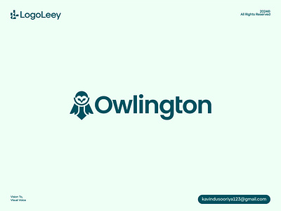 Owl + Shuttlecock animal logo app logo badminton logo bird logo branding minimal logo owl logo shuttlecock logo sport logo ui