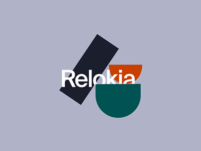 Relokia Software Company Brand Identity animated animation brand brand identity branding corporate design graphic design logo logo design logotype logotype design visual identity