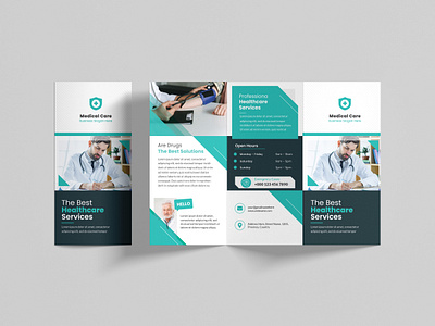 Medical Trifold Brochure marketing material