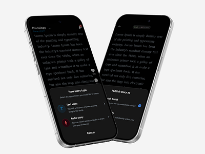 bottom sheets - those are looking really sexy dark mode ios mobile design ui ux