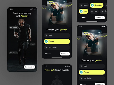 fitness onboarding mobile animation apps gym fitness fitness animation fitness apps fitness onboarding gym gym animation health ios gym mobile muscle onboarding statistic tracker trainer ui uiux uiux fitness vektora workout