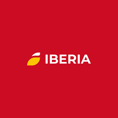 IBERIA logo rethought airline iberia logo plane redesign rethought spanish travel