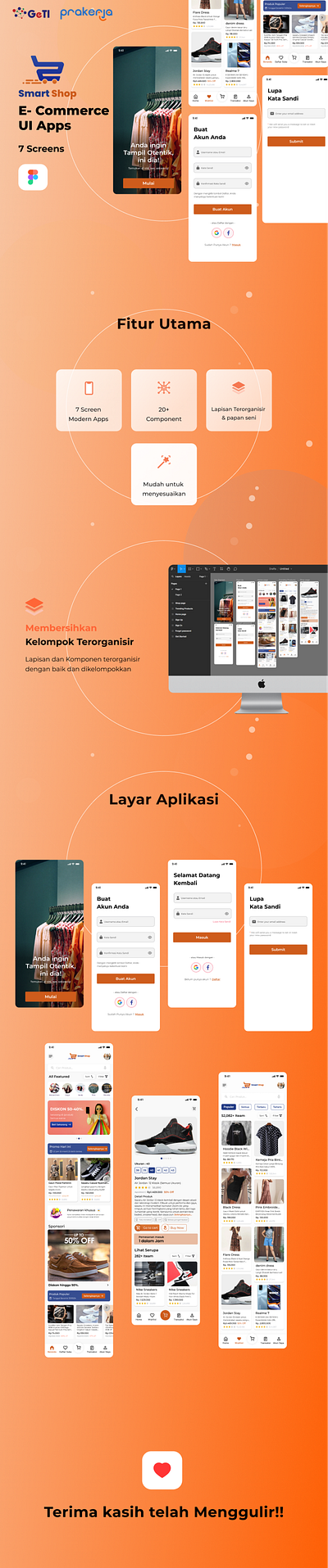 Smart Shop E-Commerce UI Apps apps e commerce mobile ui ux web design