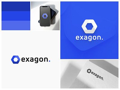 Logo Design for Exagon adobeillustrator app branding brandlogo creativelogo exagon graphic design icon logo logodesign logotype modern software ui vector