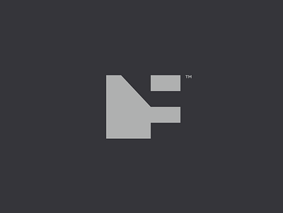 NF Logo ‧ Lighting branding design fn futuristic lighting logo logoforsale monogram nf readymade