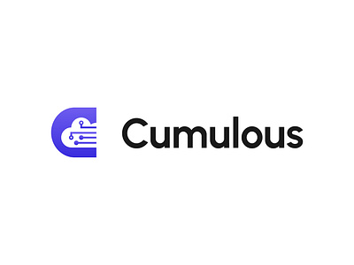 "Cumulous" Logo | Day 14 of Daily Logo Challenge brand brand design branding business logo cloud computing corporate logo cumulous daily logo daily logo challenge day 14 logo logo design logotipo logotype