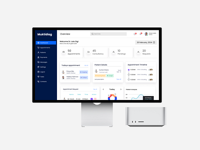 Doctor's dashboard branding dashboard dashboardconfessional dashboarddesign dashboarddiaries dashboardfeet dashboardmobil dashboards dashboardui dashboardvip design doctors dashboard homepage illustration landing page medical dashboard ui ui of website ux website